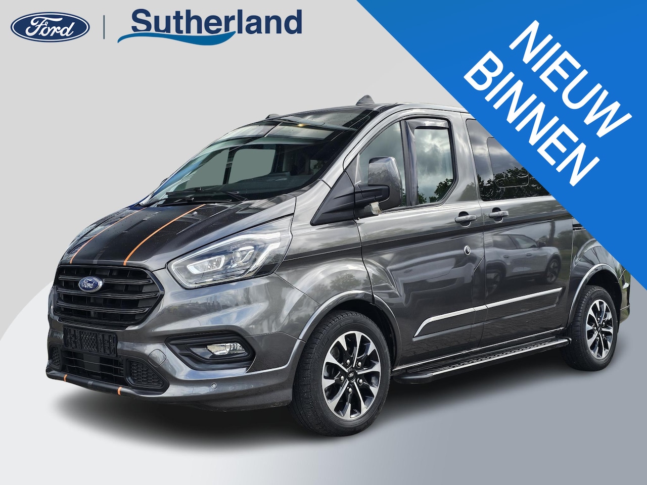 Ford Transit Custom - 320 2.0 TDCI L1H1 Sport DC | 185pk Automaat | Geen BTW Geen BPM | Marge! | Camera | Stoelv - AutoWereld.nl