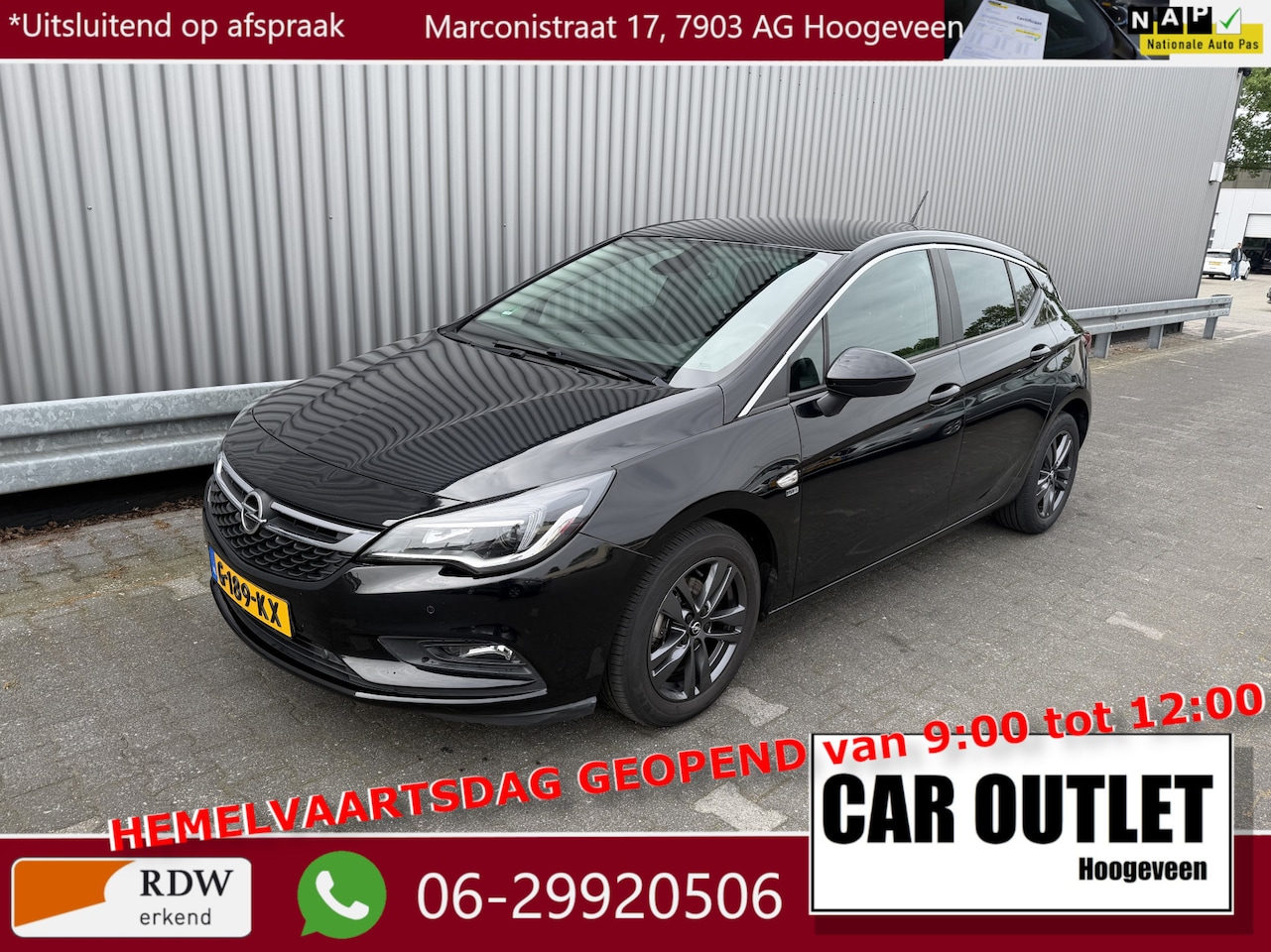 Opel Astra - 1.0 Turbo 120 Jaar Edition 128Dkm.NAP, Clima, CC, Navi, PDC, LM, nw. APK – Inruil Mogelijk - AutoWereld.nl