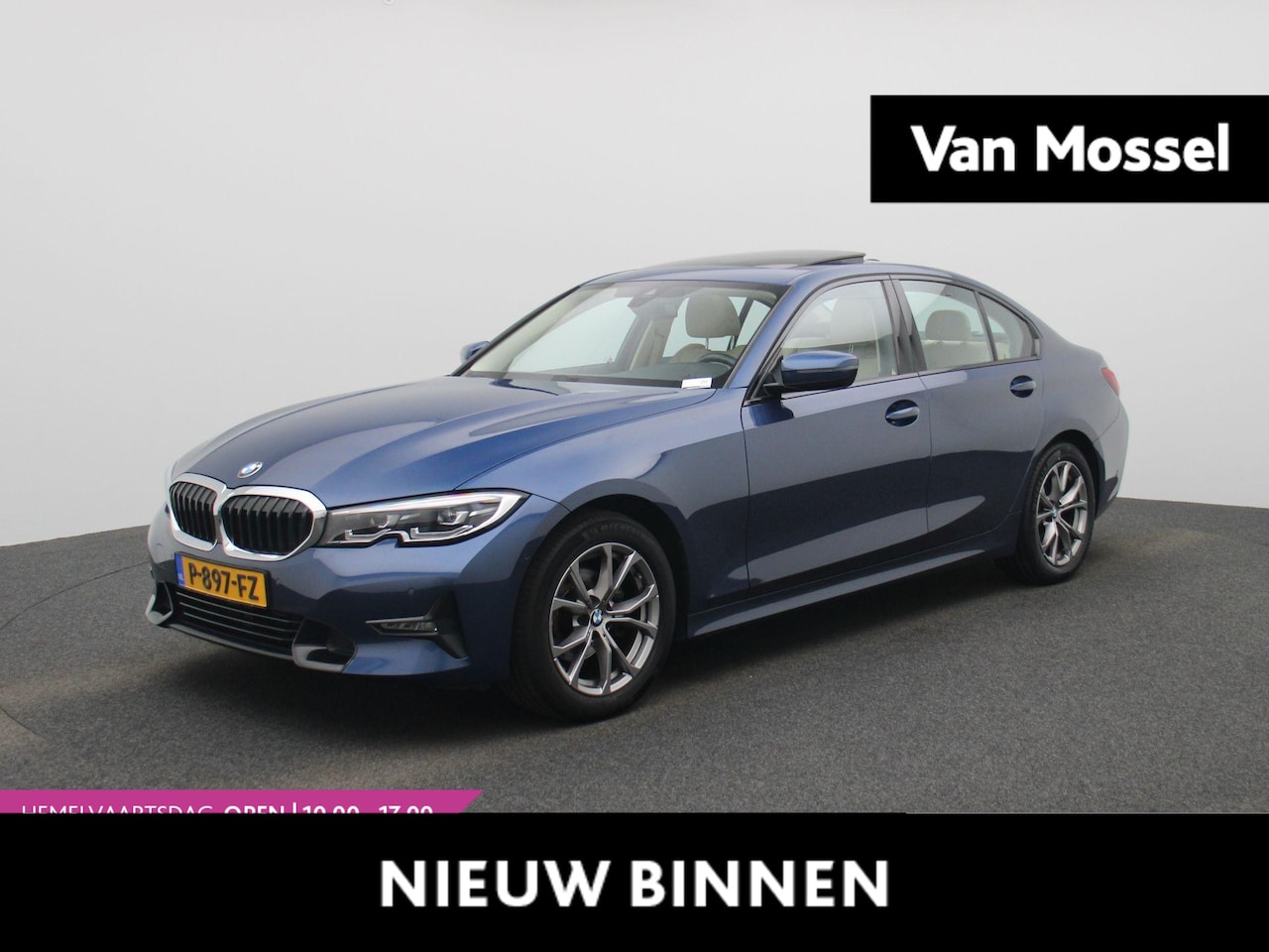 BMW 3-serie - 318i Business Edition | Automaat | Schuifdak | Trekhaak | Leder | DAB | Virtual cockpit | - AutoWereld.nl