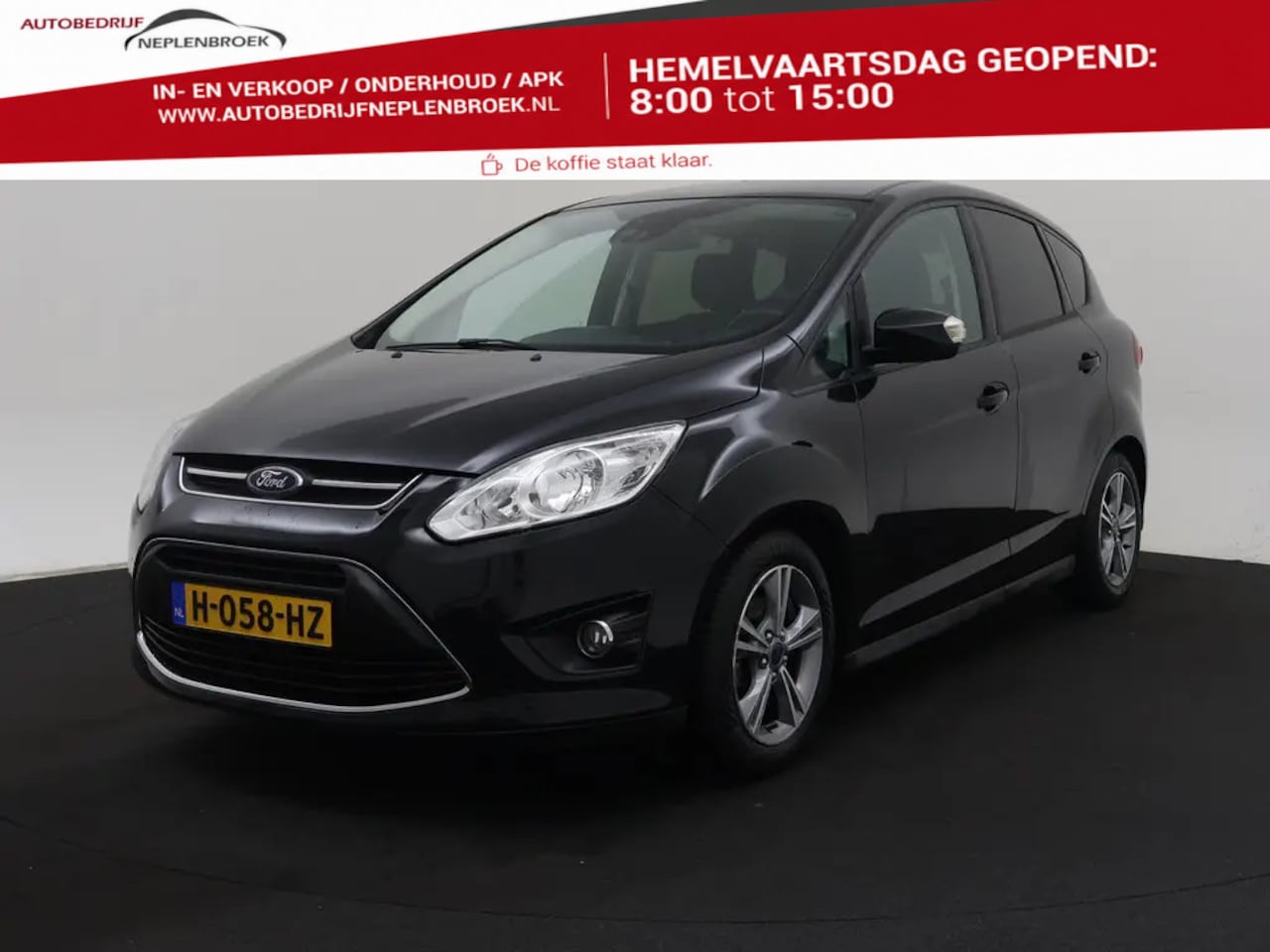 Ford C-Max - 1.0 Ambiente RIEM VV | LMV | Trekhaak | PDC | Airco | Voorruit verw. |  03-2015 127.638 KM - AutoWereld.nl