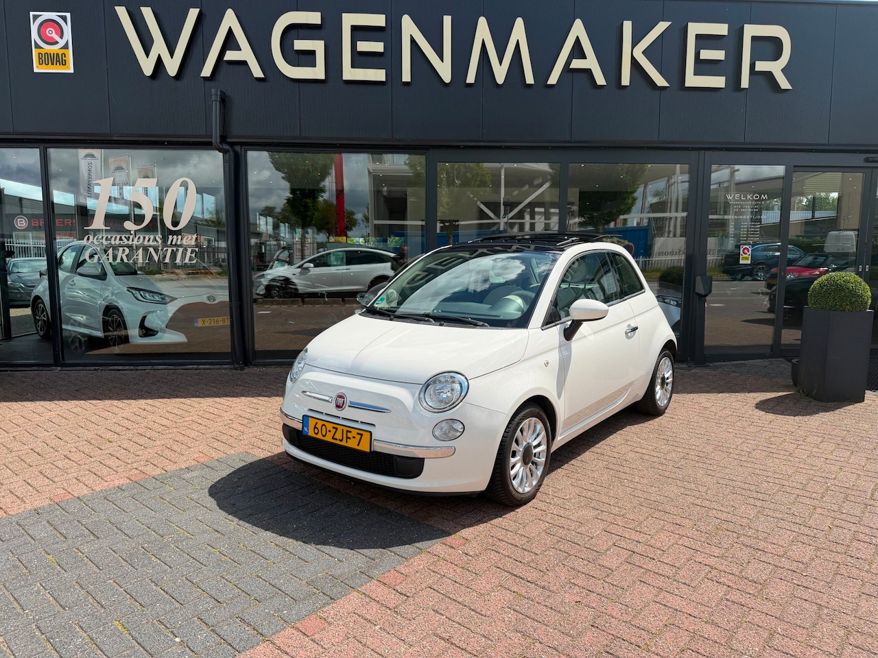 Fiat 500 - 0.9 TwinAir Lounge Airco|Schuifdak|Vol Onderhoud - AutoWereld.nl