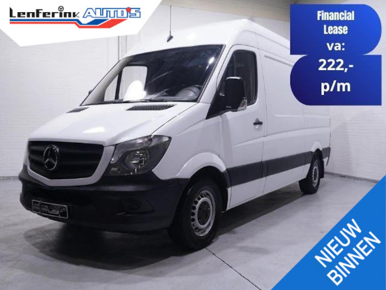 Mercedes-Benz Sprinter - 313 CDI 130 pk L2H2 Airco, Trekhaak met Opstap Laadruimte Pakket, Bluetooth, 3-Zits - AutoWereld.nl