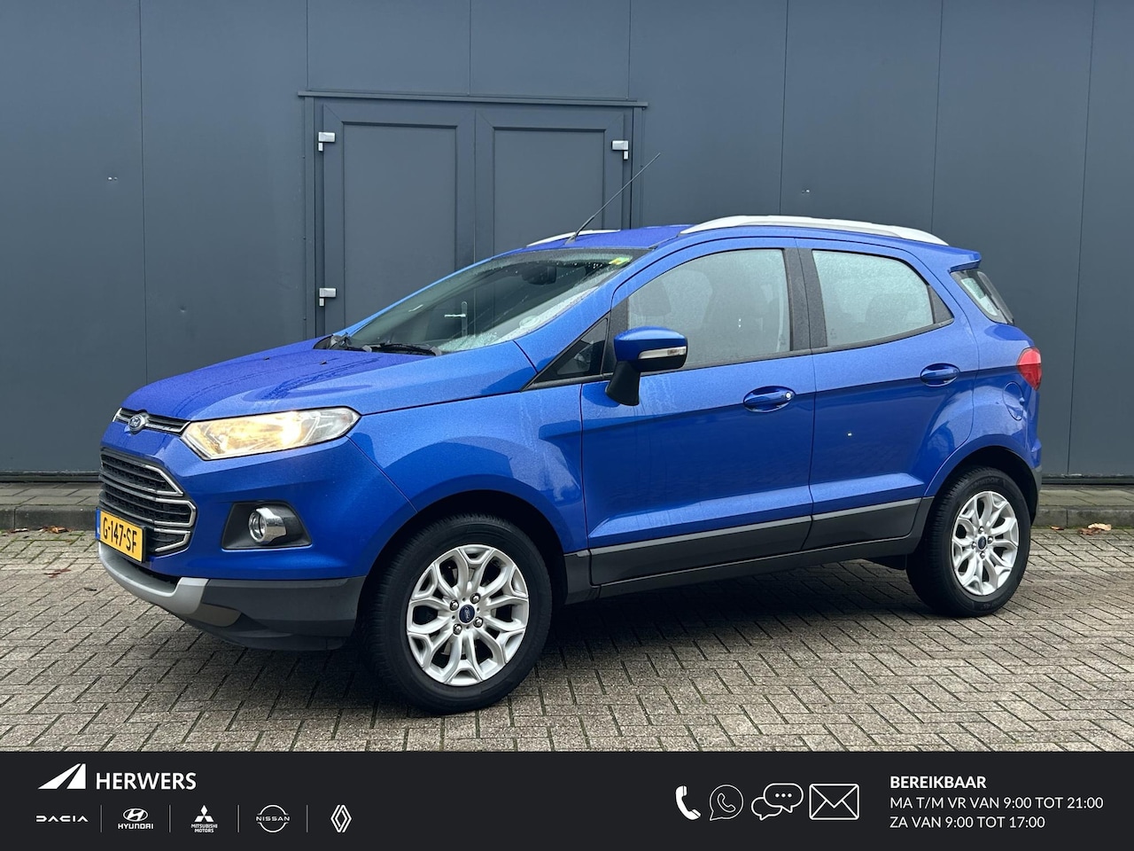 Ford EcoSport - 1.0 EcoBoost Titanium S / Half lederen bekleding / Cruise Control / Lichtmetalen velgen / - AutoWereld.nl