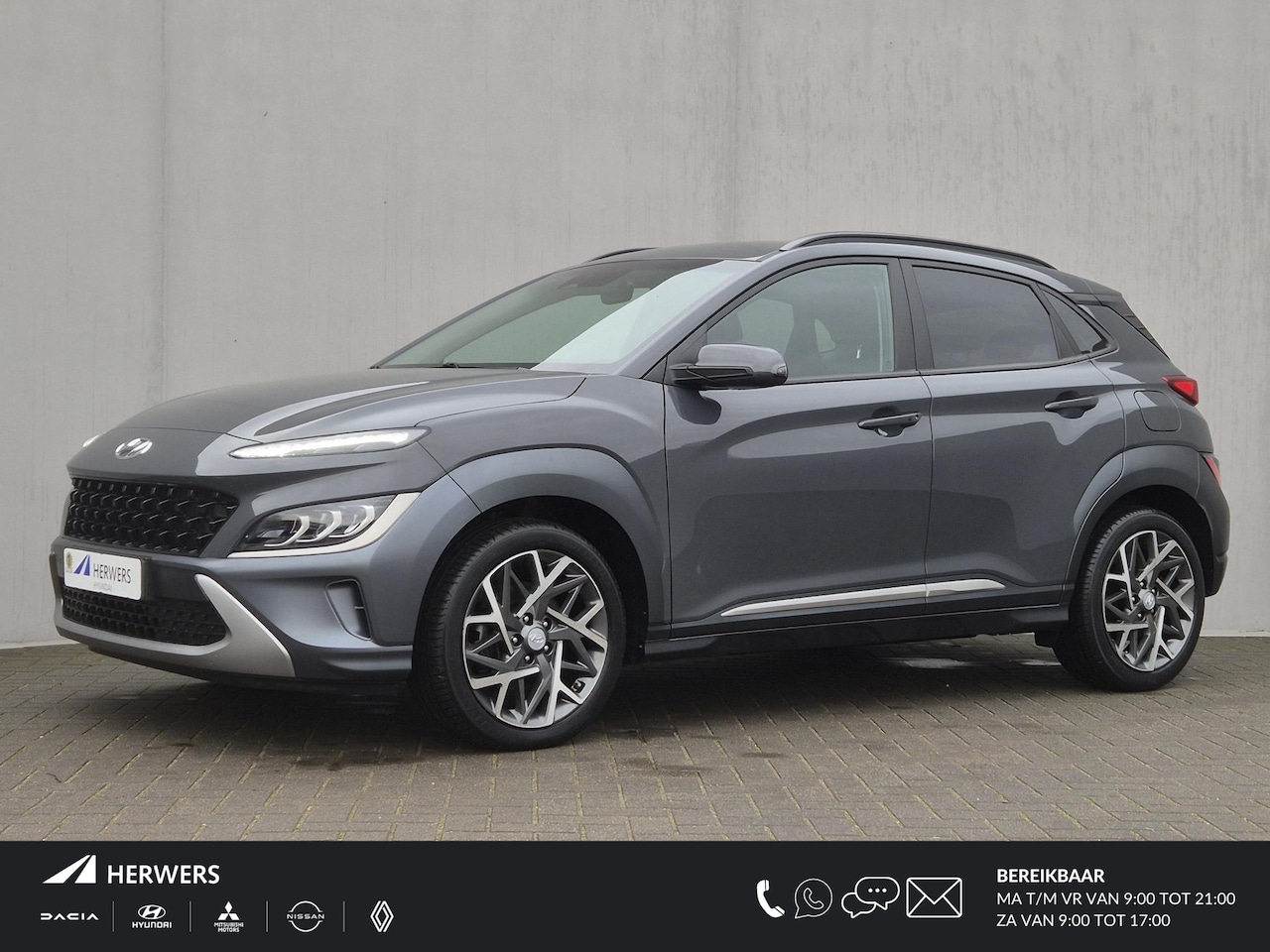 Hyundai Kona - 1.6 GDI HEV Fashion Automaat / Fabrieksgarantie tot 02-2028 / Dealer onderhouden / Head Up - AutoWereld.nl