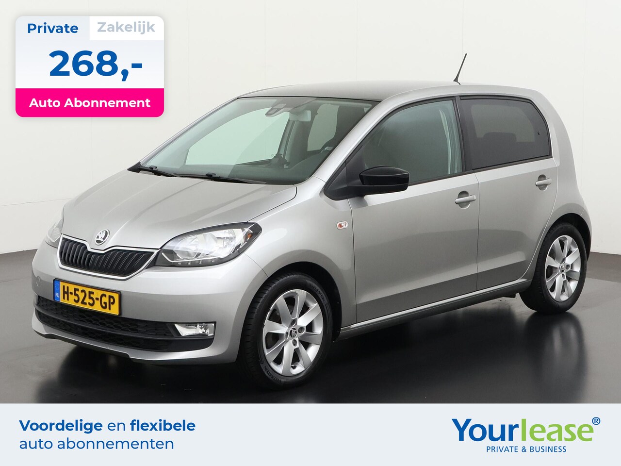 Skoda Citigo - 1.0 Greentech Style | All-in 268,- Private Lease | Direct uit voorraad - AutoWereld.nl