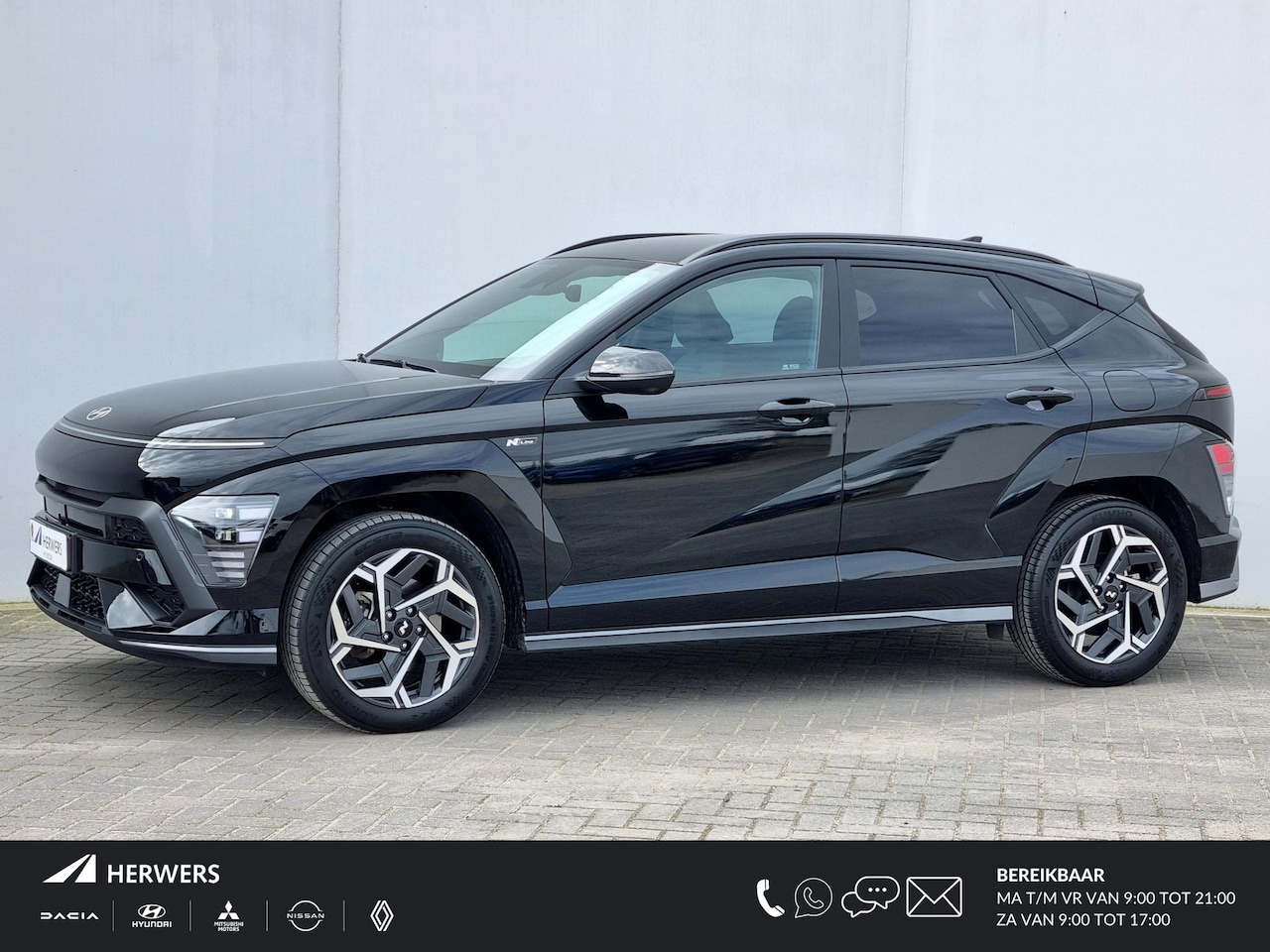 Hyundai Kona - 1.6 GDI HEV N Line Automaat Fabrieksgarantie tot 11-2028 / Stoelverkoeling / Stuurverwarmi - AutoWereld.nl