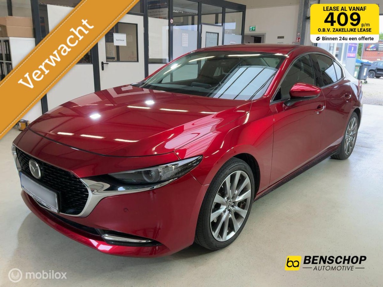Mazda 3 - 2.0 e-SkyActiv-X M Hybrid 186 Luxury Navi Carplay 360 Camera Bose Memory Leer - AutoWereld.nl