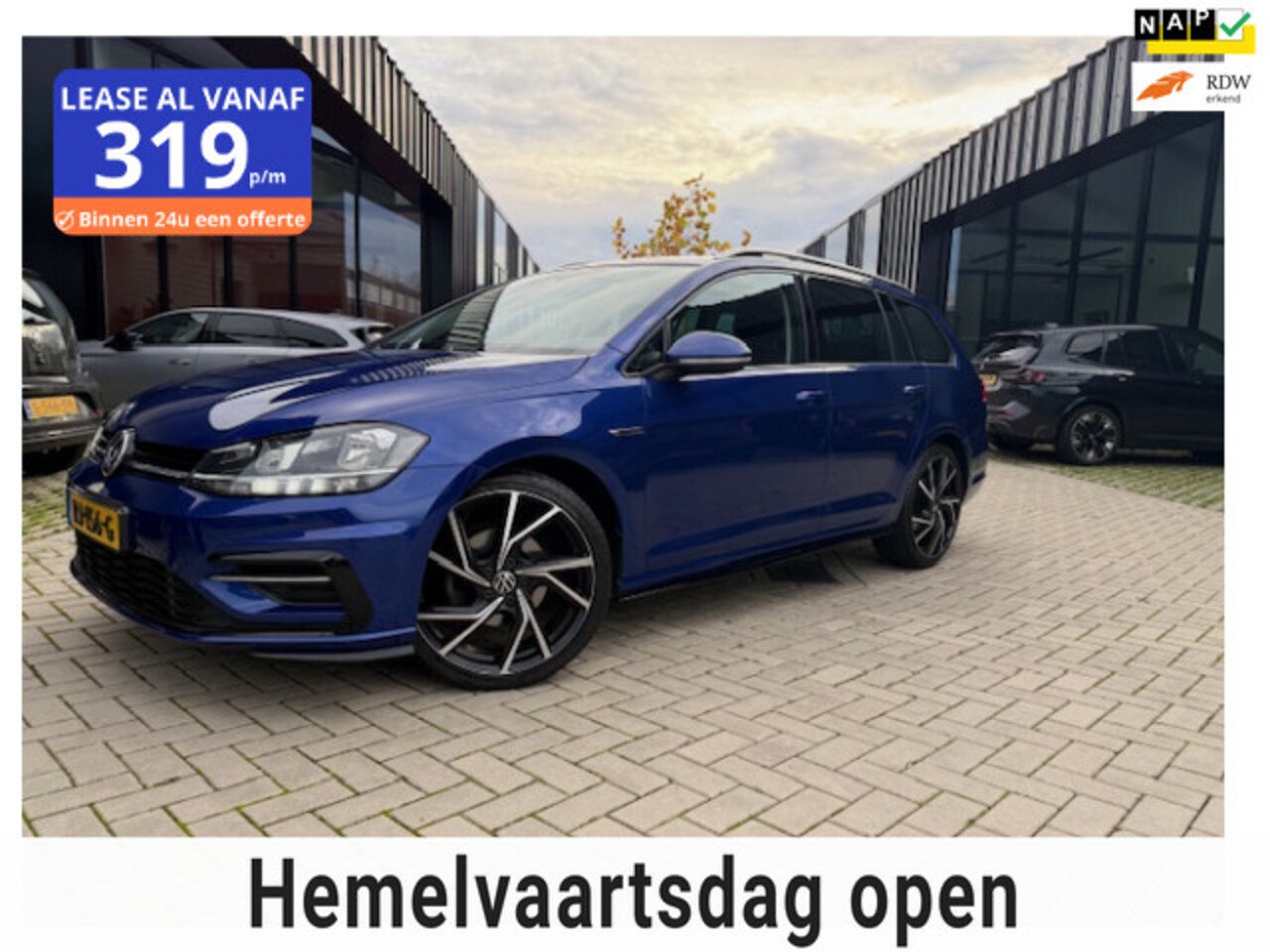 Volkswagen Golf Variant - 1.0 TSI Highline Business R Automaat Clima Virtual NL Auto NAP - AutoWereld.nl