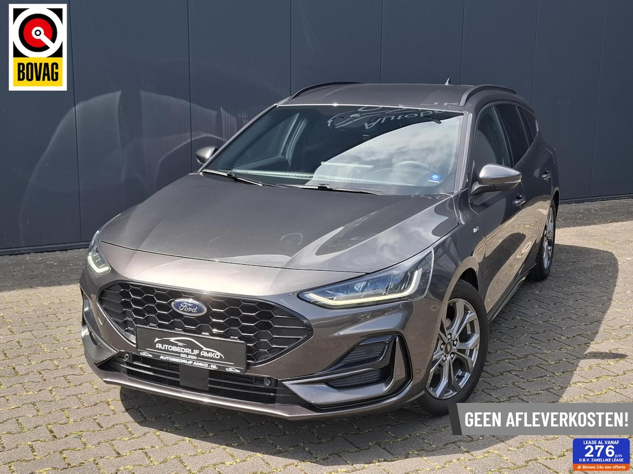 Ford Focus Wagon - 1.0 EcoBoost Hybrid ST Line / ADAP. CRUISE. / STOEL EN STUURVERW. / NAVI / DAB / - AutoWereld.nl
