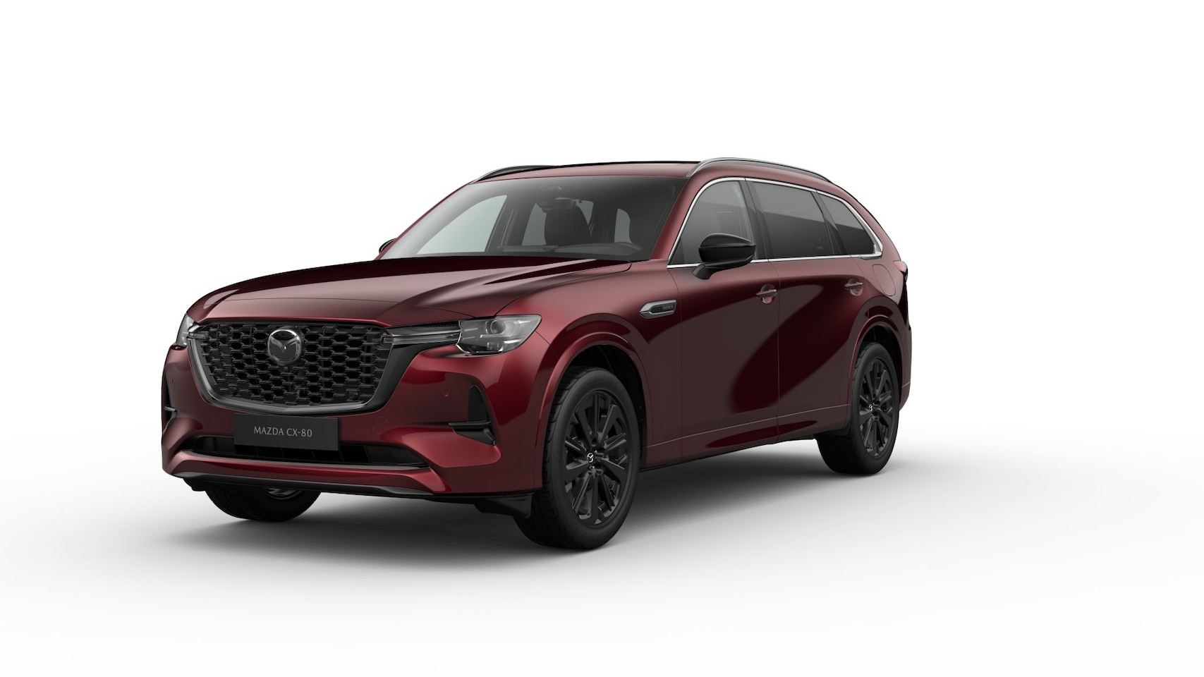 Mazda CX-80 - e-Skyactiv PHEV Homura Plus | 12,3-inch TFT-kleurendisplay met bediening via centrale HMI - AutoWereld.nl