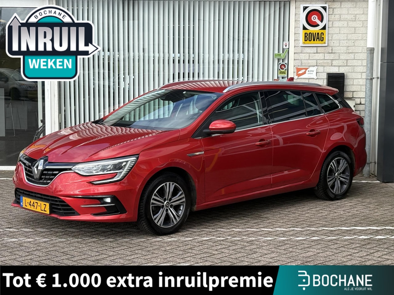 Renault Mégane Estate - 1.3 TCe Intens | NL-Auto | Trekhaak | Navigatie | Climate Control | Parkeersensoren | LED, - AutoWereld.nl