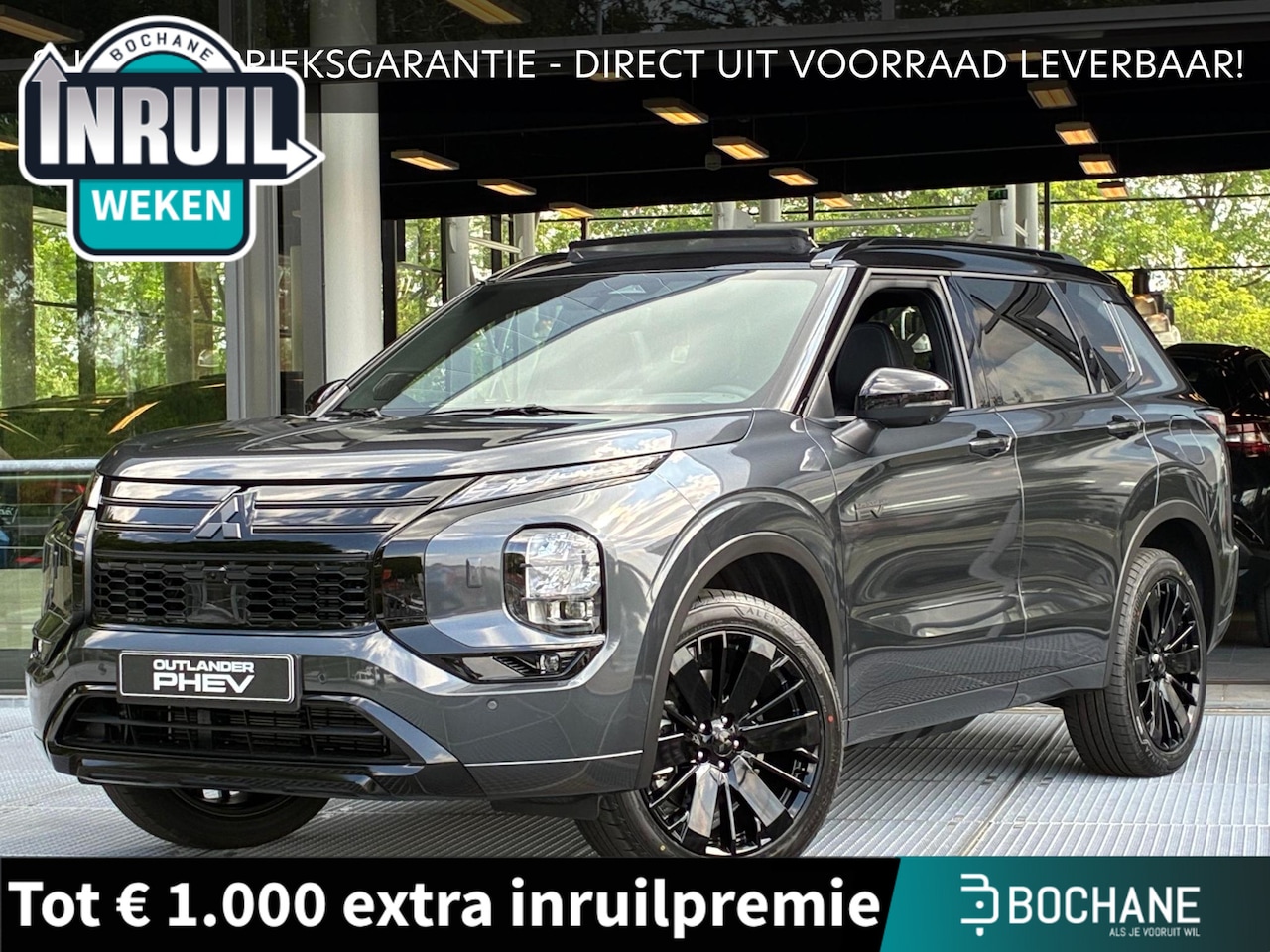Mitsubishi Outlander - 2.4 PHEV Black Edition | NIEUW & DIRECT UIT VOORRAAD LEVERBAAR! - AutoWereld.nl