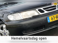 Saab 9-3 Cabrio - 2.0t S | Jet Black Metallic | Nette kap/Leder/Navi/Cruise/Clima - Gaaf