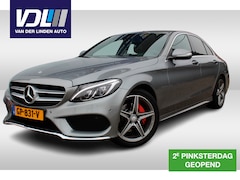 Mercedes-Benz C-klasse - 200 Prestige AMG Pakket Leder stoel + verwarmd l Navi l Voor en Achter sensoren l cruise c