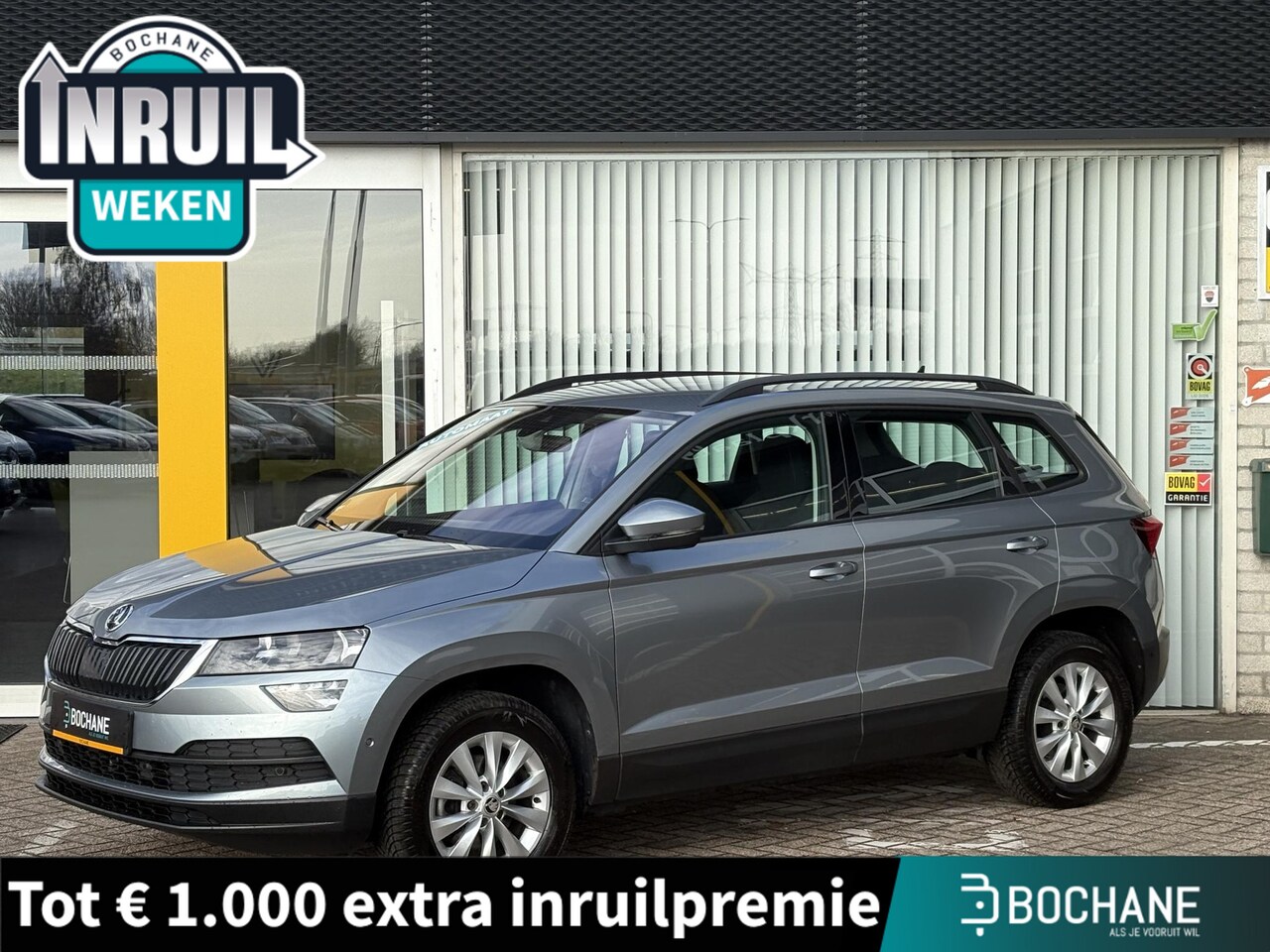 Skoda Karoq - 1.5 TSI ACT Business Edition | NAP | Trekhaak | Navigatie | Stoel & stuur verwarming | Cru - AutoWereld.nl