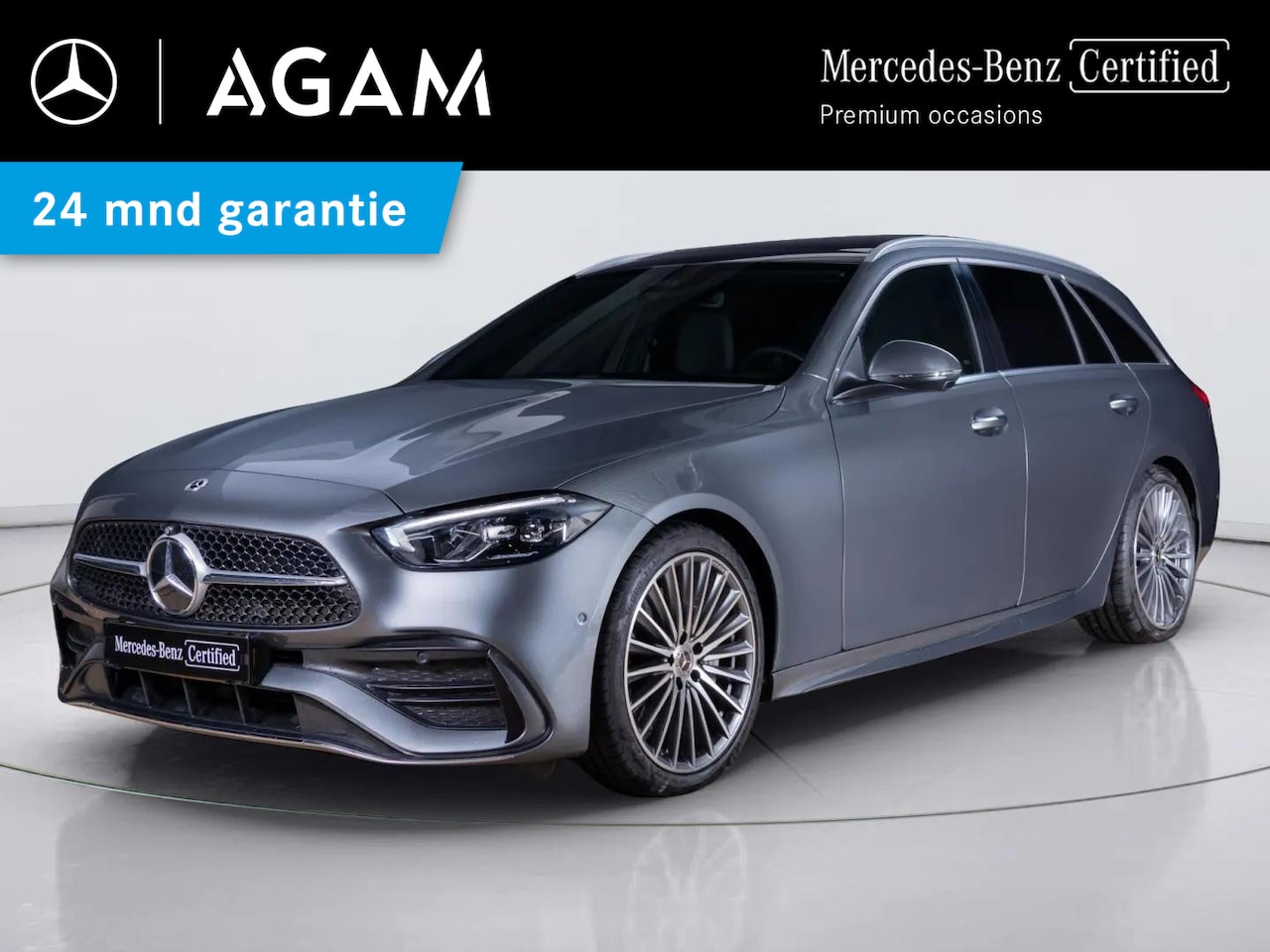 Mercedes-Benz C-klasse Estate - 180 AMG Line Premium | Panorama dak | Trekhaak - AutoWereld.nl