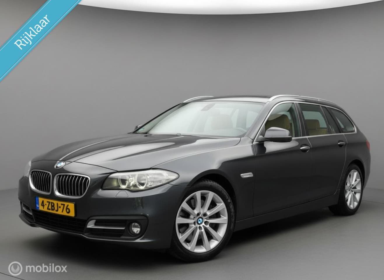 BMW 5-serie Touring - 528xi High Executive Aut Pano Leder NL Auto cruise Nette Staat 2014 - AutoWereld.nl
