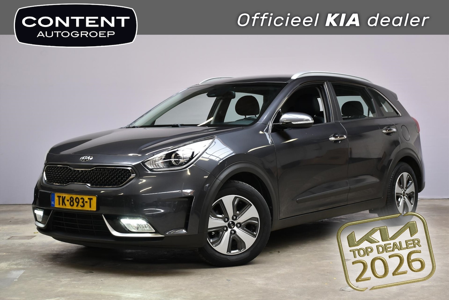 Kia Niro - 1.6 GDi Hybrid DynamicLine Trekhaak - AutoWereld.nl