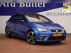 SEAT Ibiza - 1.0 EcoTSI FR Plus+Led+Pano-dak+navi+Camera+vitrual+camera+Leder+18"lmv+stoel-verw = NIEUW