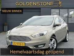 Ford Focus Wagon - 1.5 Titanium Edition 1e Eigenaar, 150pk, Navi, Camera, 6 Bak, Stoelverw, Stuurverw, Leder,