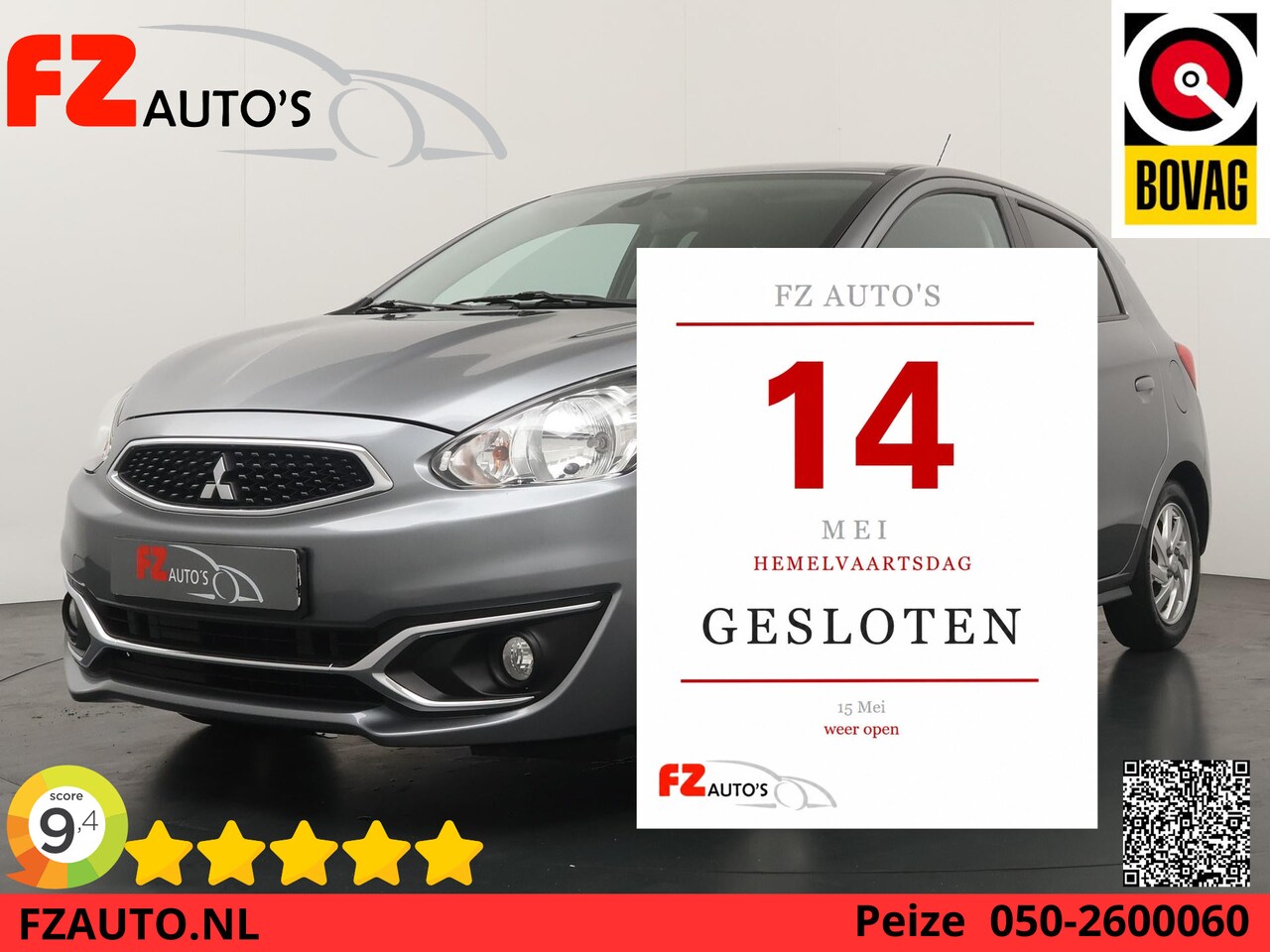Mitsubishi Space Star - 1.2 Life - Airconditioning - Cruise Control - Parkeersensoren - Trekhaak - AutoWereld.nl