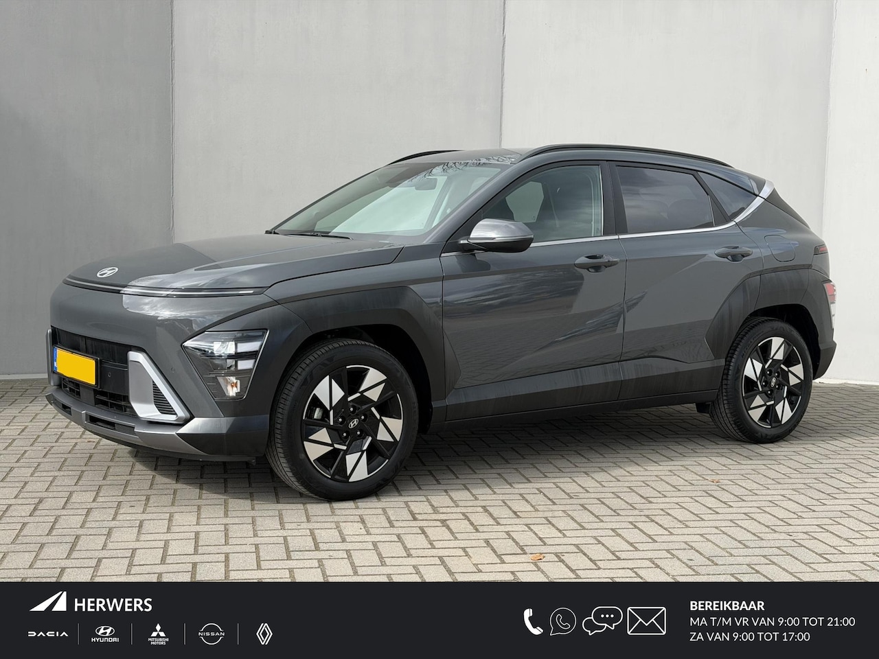 Hyundai Kona - 1.6 GDI HEV Comfort Smart Automaat / Fabrieksgarantie tot 1-2030 / Stuur- & Stoel verwarmi - AutoWereld.nl