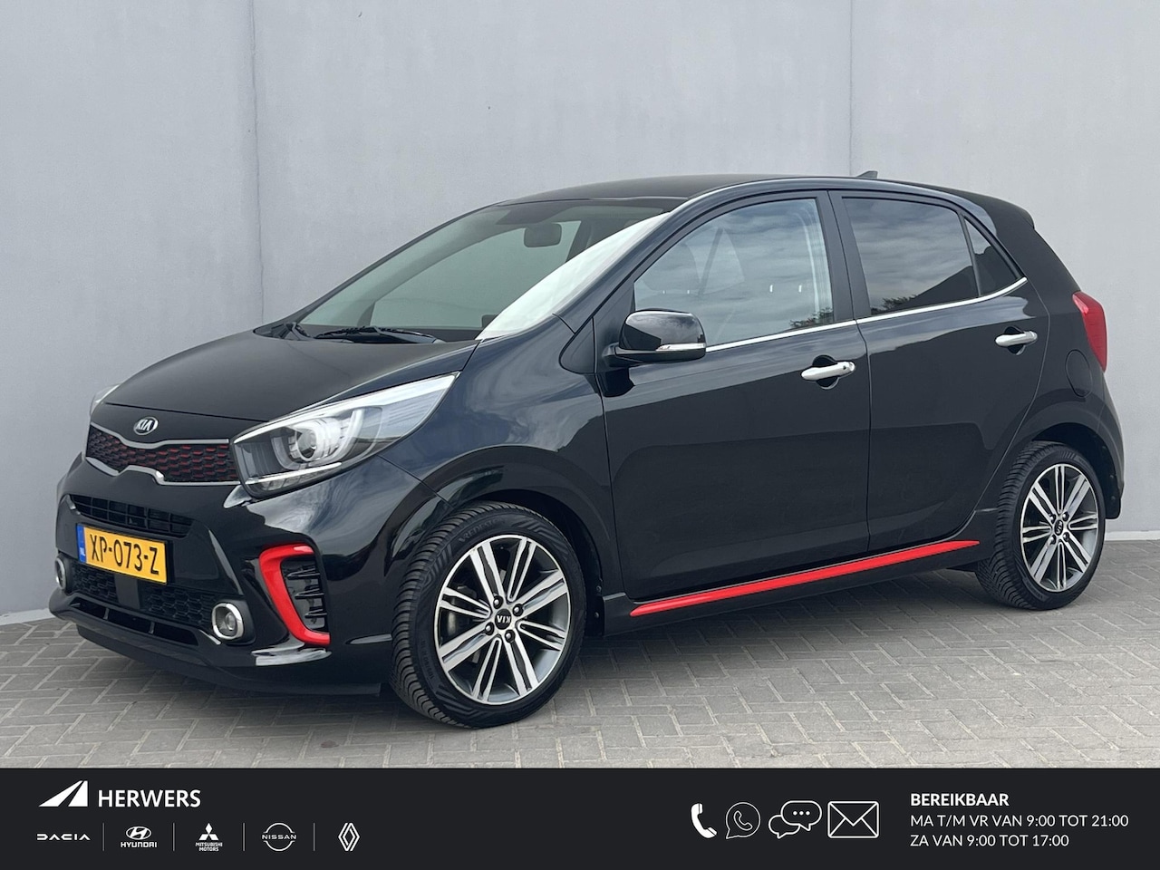 Kia Picanto - 1.0 T-GDI 100PK GT-Line / Stoel- en Stuurverwarming / Achteruitrijcamera / Navigatie / Cru - AutoWereld.nl