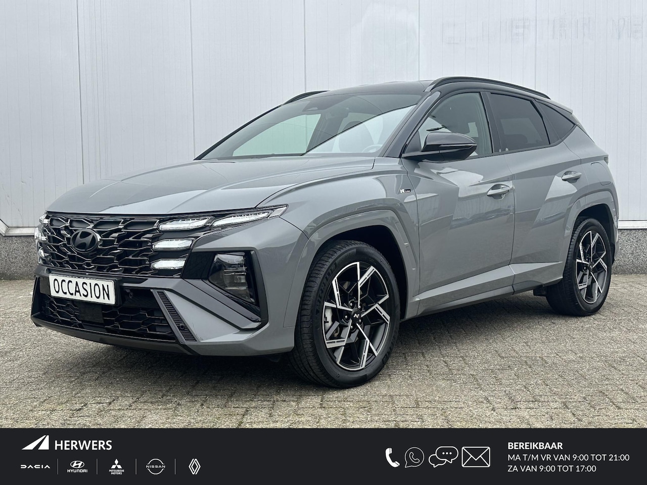 Hyundai Tucson - 1.6 T-GDI HEV N Line Automaat / 1e eigenaar / Nieuw Model 2025 / Stuur-, stoel- en achterb - AutoWereld.nl