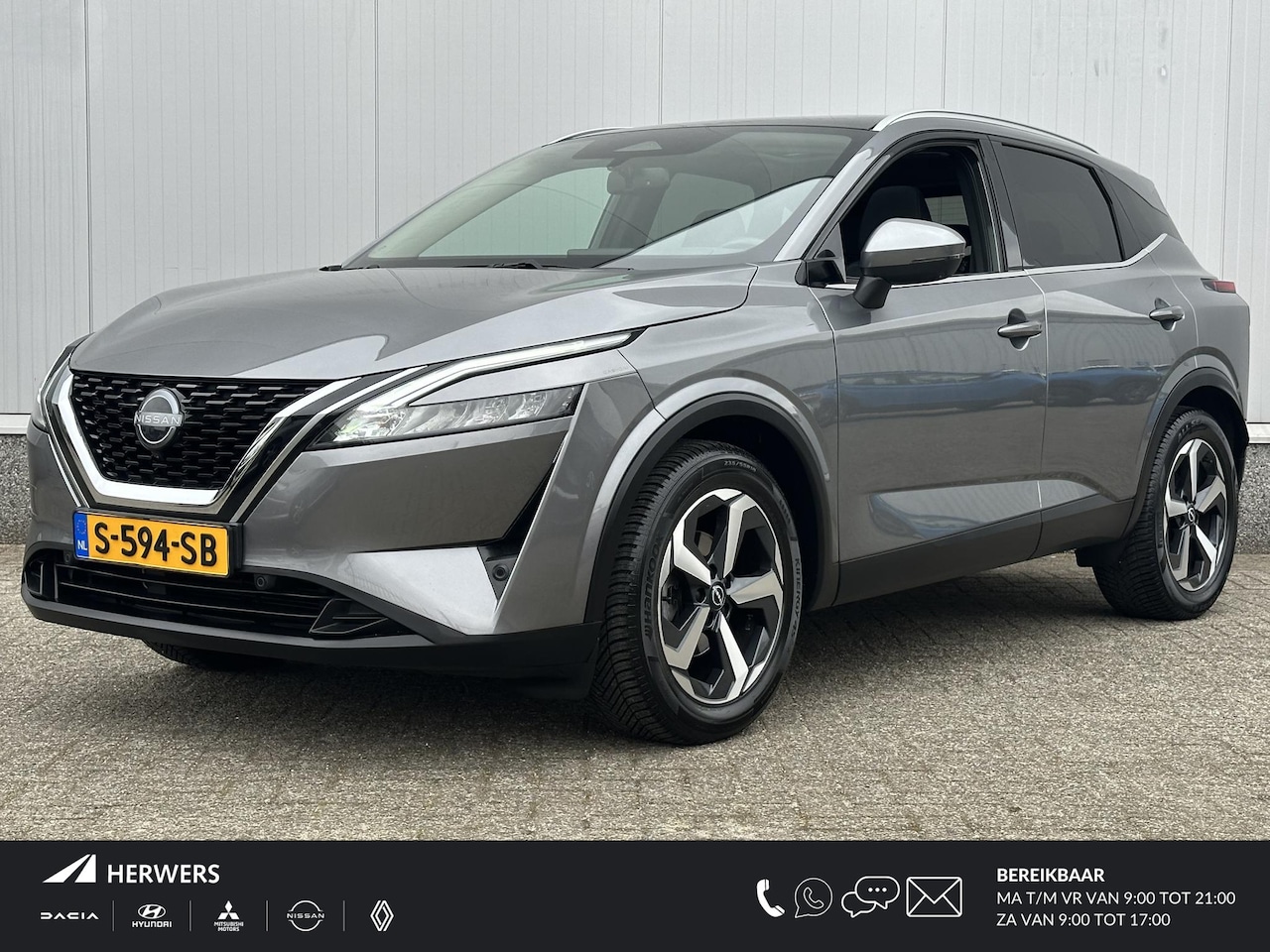 Nissan Qashqai - 1.3 MHEV Xtronic N-Connecta / Panoramadak / Trekhaak / Cruise Control / 360 Camera / Clima - AutoWereld.nl