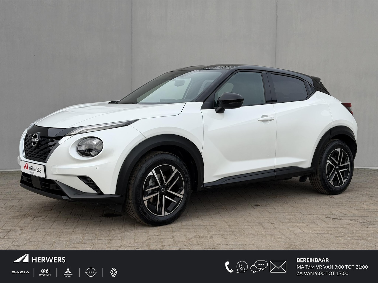 Nissan Juke - 1.6 Hybrid N-Connecta / Fabrieksgarantie tot 07-2028 / Camera / Navigatie / Apple Carplay - AutoWereld.nl
