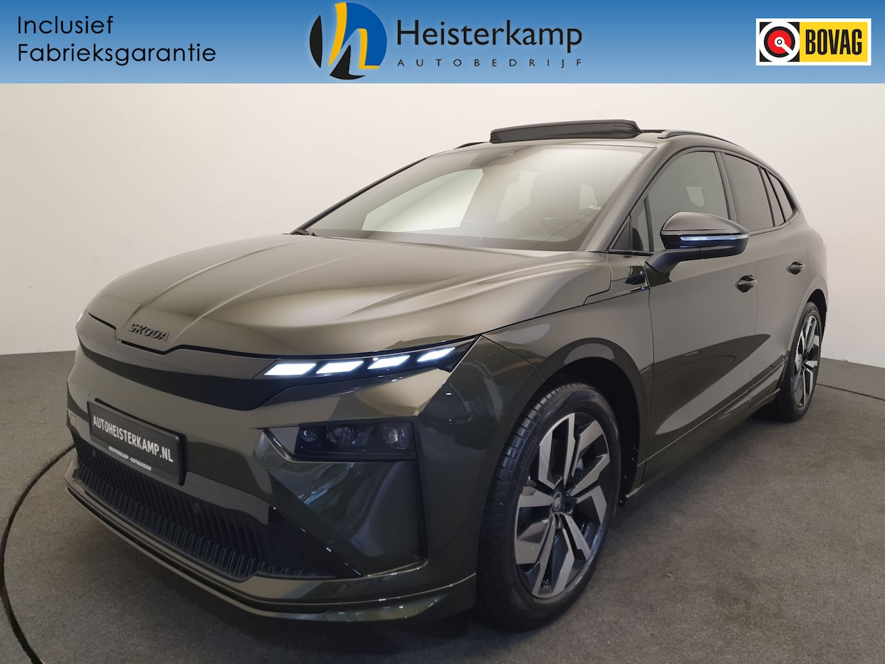 Skoda Enyaq iV - 85 Sportline 82 kWh 286pk Wegklapbare trekhaak, Panoramadak, Warmtepomp - AutoWereld.nl