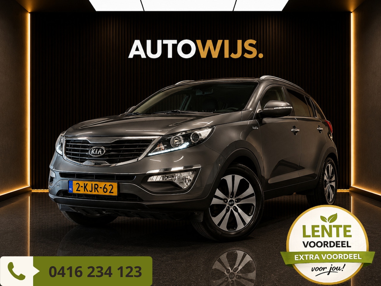 Kia Sportage - 2.0 aut. X-clusive 4WD | Leder, Trekhaak - AutoWereld.nl