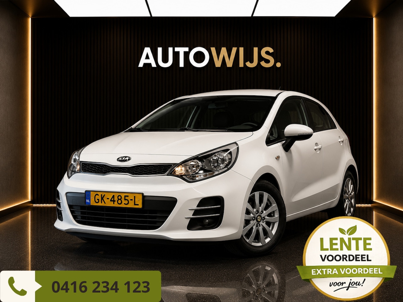 Kia Rio - 1.2 CVVT ComfortLine | Airco, Bluetooth, Cruise - AutoWereld.nl