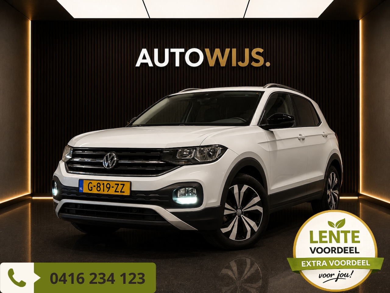 Volkswagen T-Cross - 1.0 TSI Life Executive | Stoelverwarming, CarPlay, PDC - AutoWereld.nl