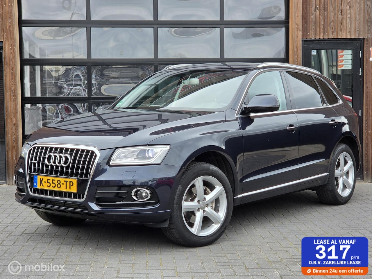 Audi Q5 - 2.0 TFSI QUATTRO 230PK CARPLAY LEER NAVI CRUISE TREKHAAK - AutoWereld.nl