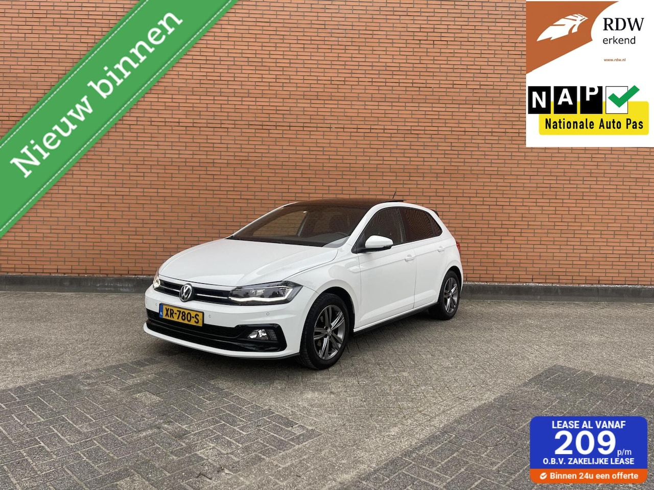 Volkswagen Polo - 1.0 TSI Beats R-Line PANO | LED | LUXE | APK - AutoWereld.nl