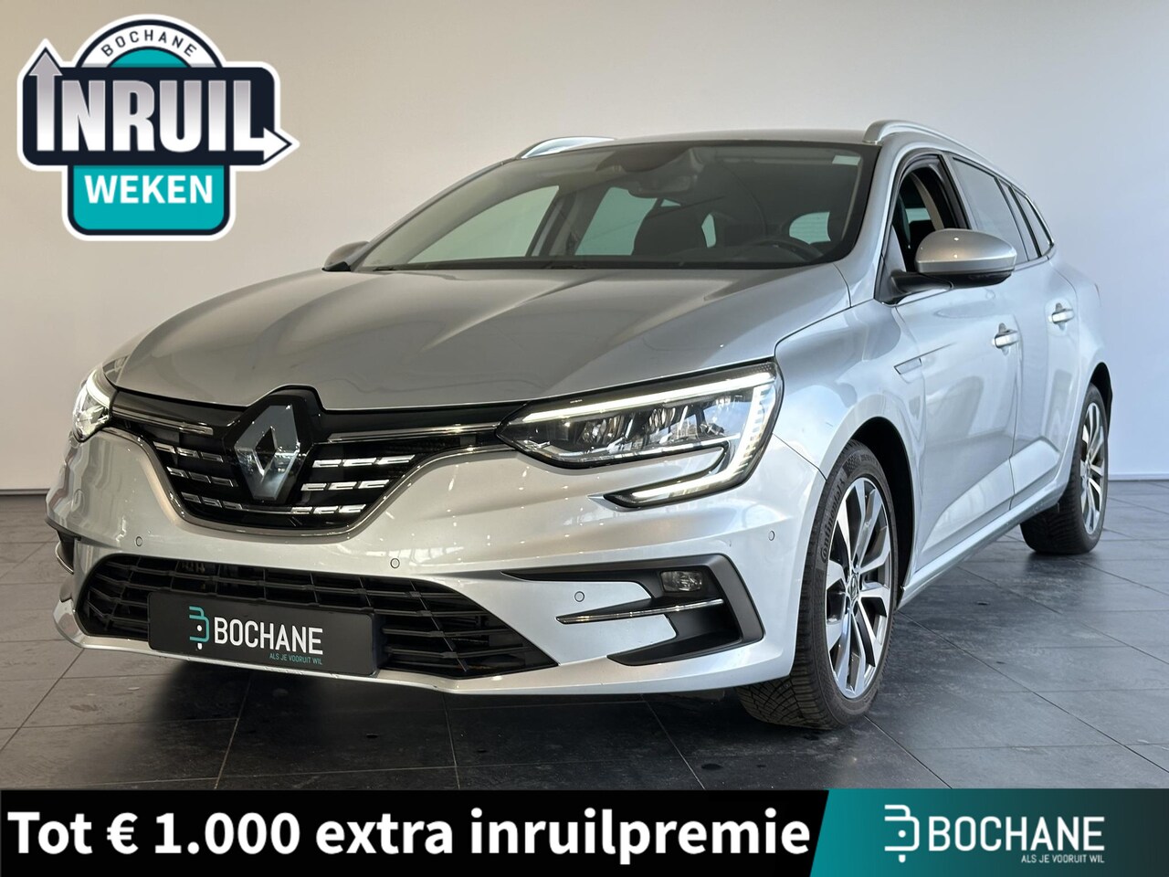 Renault Mégane Estate - 1.3 TCe 140 EDC Techno AUTOMAAT | TREKHAAK | PARKEERSENSOREN VOOR-/ACHTER | ACHTERUITRIJCA - AutoWereld.nl