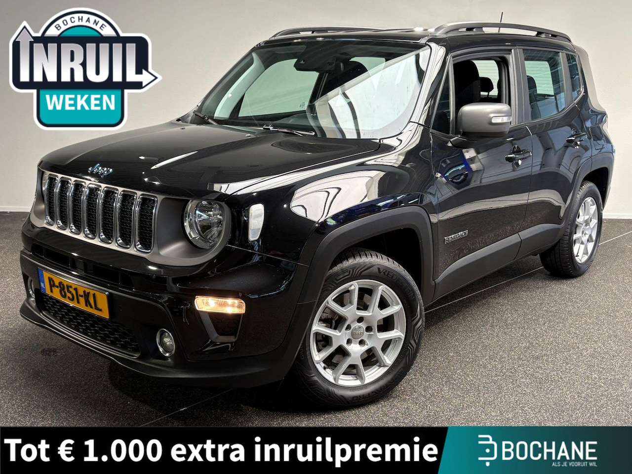 Jeep Renegade - 4xe 240 Plug-in Hybrid Electric Limited Lease Ed. | Trekhaak | PHEV | - AutoWereld.nl