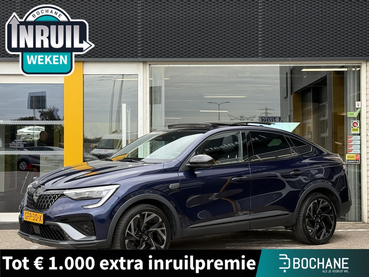 Renault Arkana - 1.6 E-Tech full hybrid 145 esprit Alpine | Panoramadak | Bose Audio | Elektrische stoelen - AutoWereld.nl