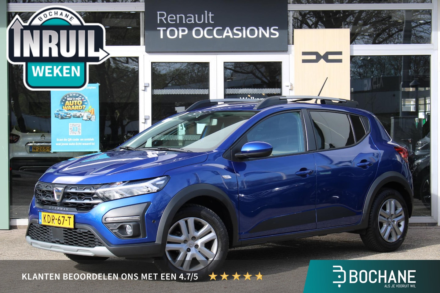 Dacia Sandero Stepway - 1.0 TCe 90 Comfort | Achteruitrijcamera | Schuif kantel dak | Navigatie | Trekhaak | - AutoWereld.nl