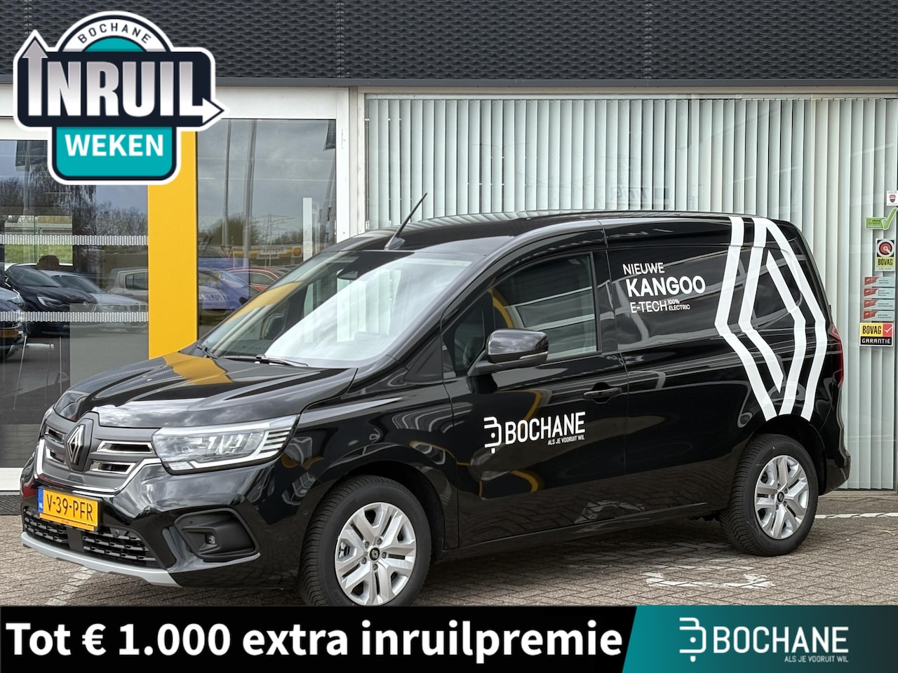 Renault Kangoo E-Tech - Extra L1 44 kWh | Demo | Navigatie | Stoel & stuur verwarming | Climate Control | Voorrtui - AutoWereld.nl