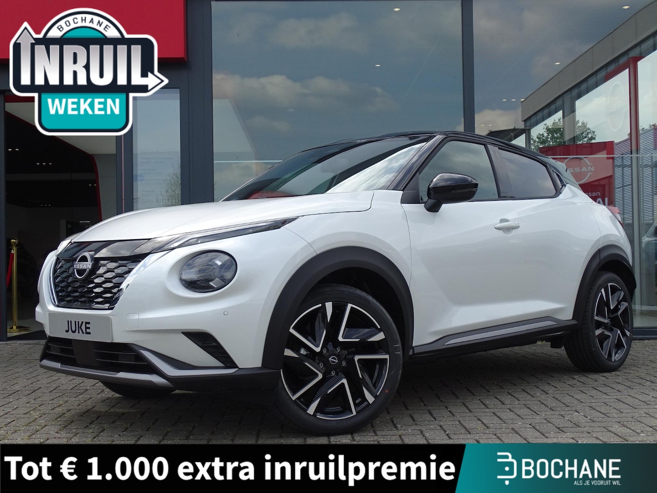 Nissan Juke - 1.6 Hybrid N-Design | COLD PACK | TWO TONE PARELMOER LAK - AutoWereld.nl