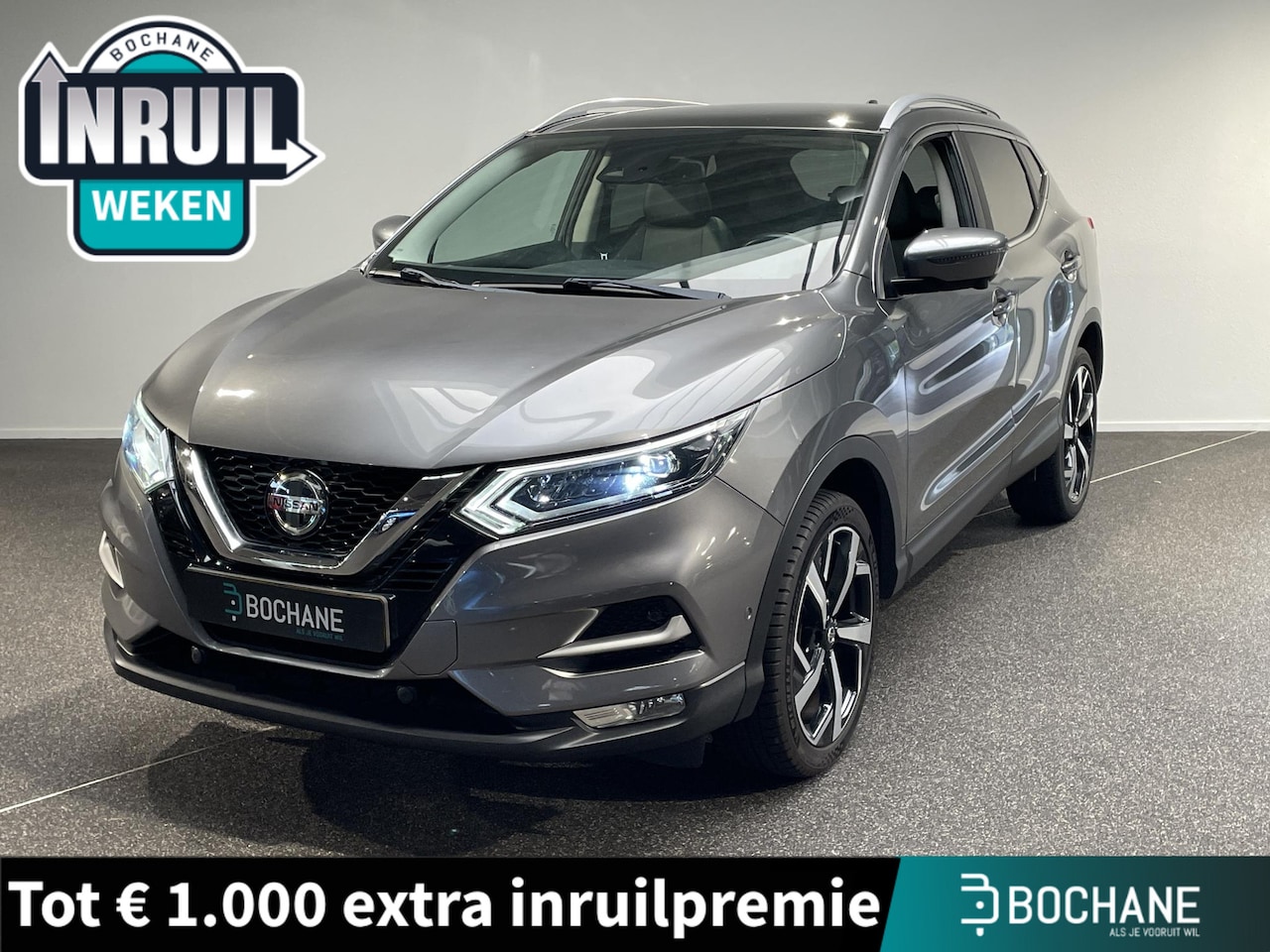 Nissan Qashqai - 1.3 DIG-T Tekna | Trekhaak | Navigatie | Panoramadak | Stoelverwarming | - AutoWereld.nl