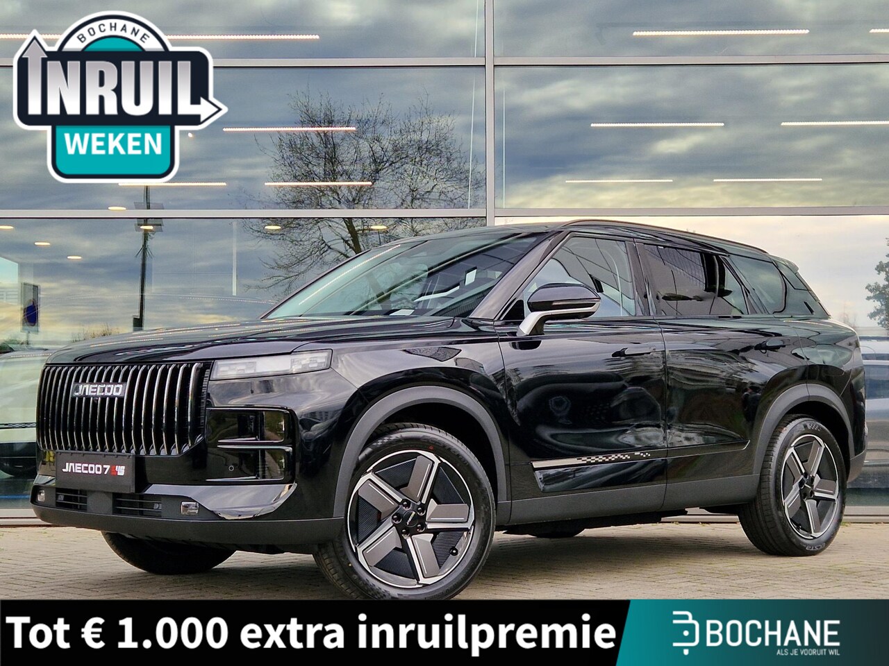 Jaecoo 7 - 1.5 GDI SHS-P Exclusive Carbon Crystal Black - AutoWereld.nl