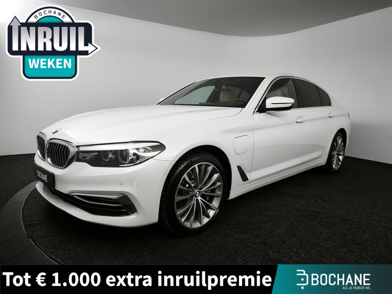BMW 5-serie - 530e iPerformance High Executive Automaat | Lederen bekleding | Achterruitrij Camera | Sto - AutoWereld.nl