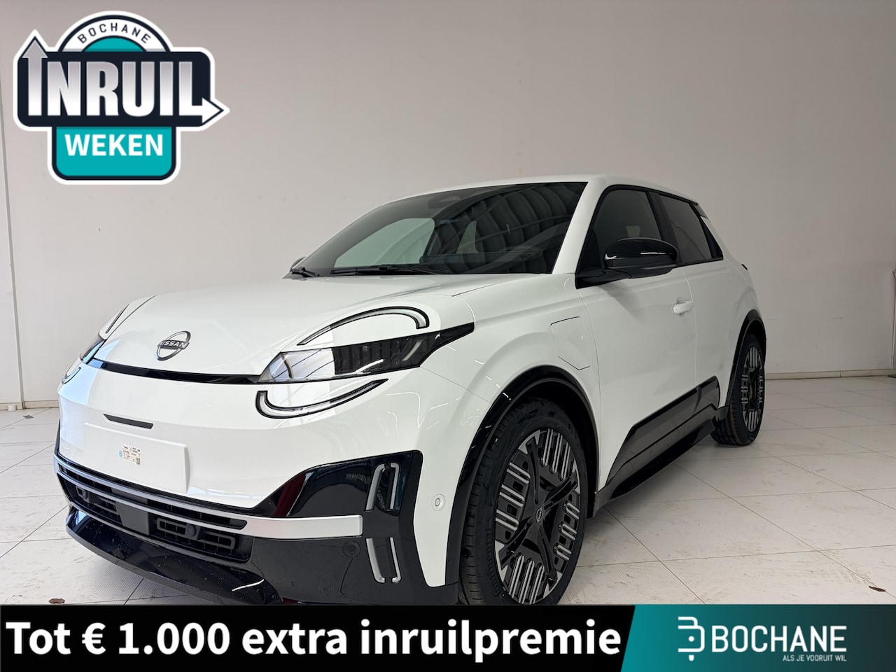 Nissan Micra - ADVANCE - Launch Edition 52 kWh | Navigatiesysteem | Apple CarPlay & Android Auto | Achter - AutoWereld.nl
