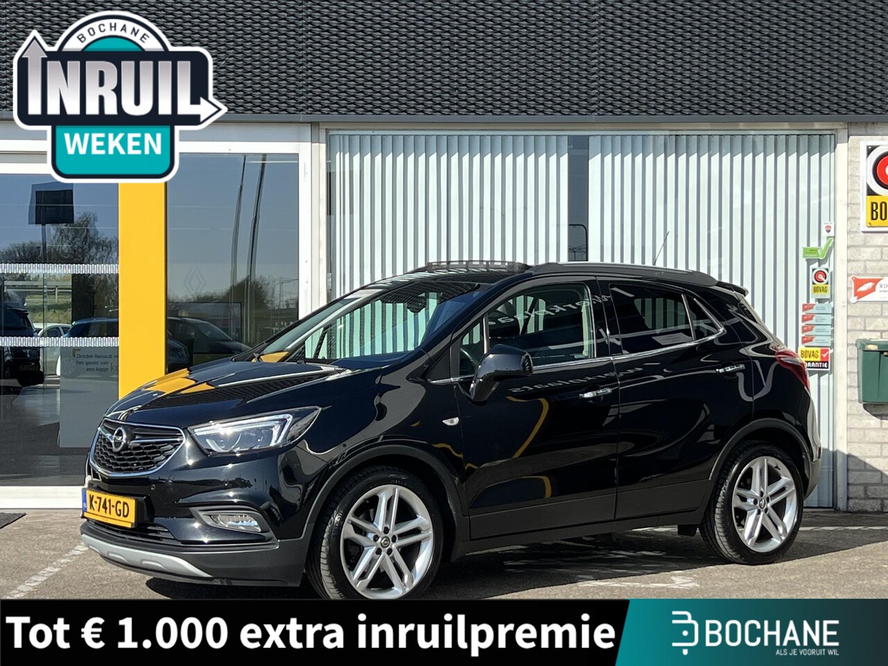 Opel Mokka X - 1.4 Turbo Innovation | Glazen schuif-kantel dak | Stoel & stuur verwarming | Leer | LED | - AutoWereld.nl