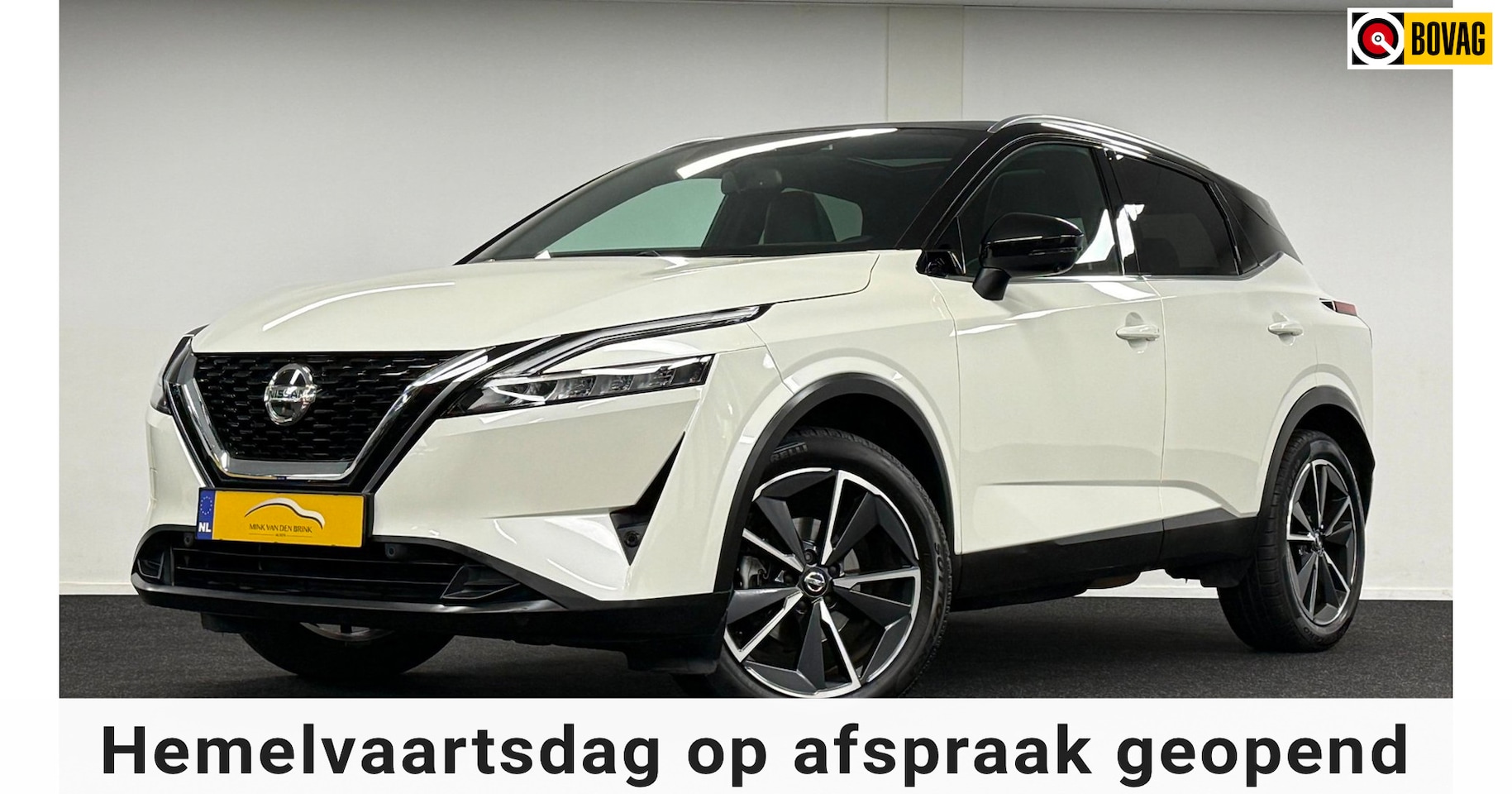 Nissan Qashqai - 1.3 MHEV Xtronic Tekna*Panodak*Adaptive*360Camera*19''*Navi*Carplay* - AutoWereld.nl