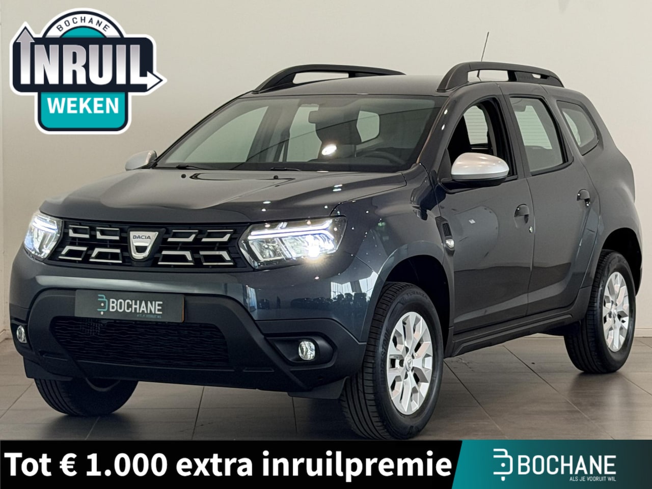 Dacia Duster - 1.0 TCe 100 Bi-Fuel Comfort | Airco | Cruise Control | Lichtmetalen velgen 16" | Parkeerse - AutoWereld.nl