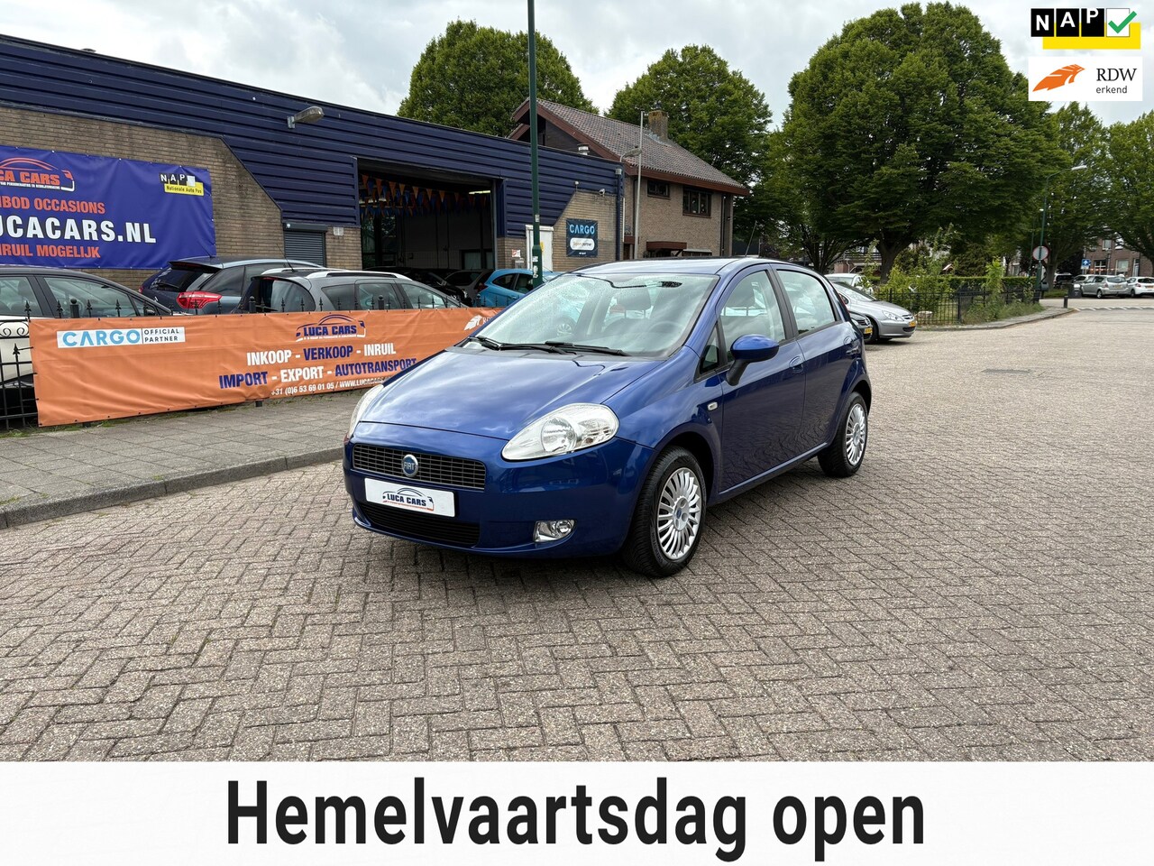 Fiat Grande Punto - 1.4 Dynamic AIRCO + NIEUWE APK! - AutoWereld.nl